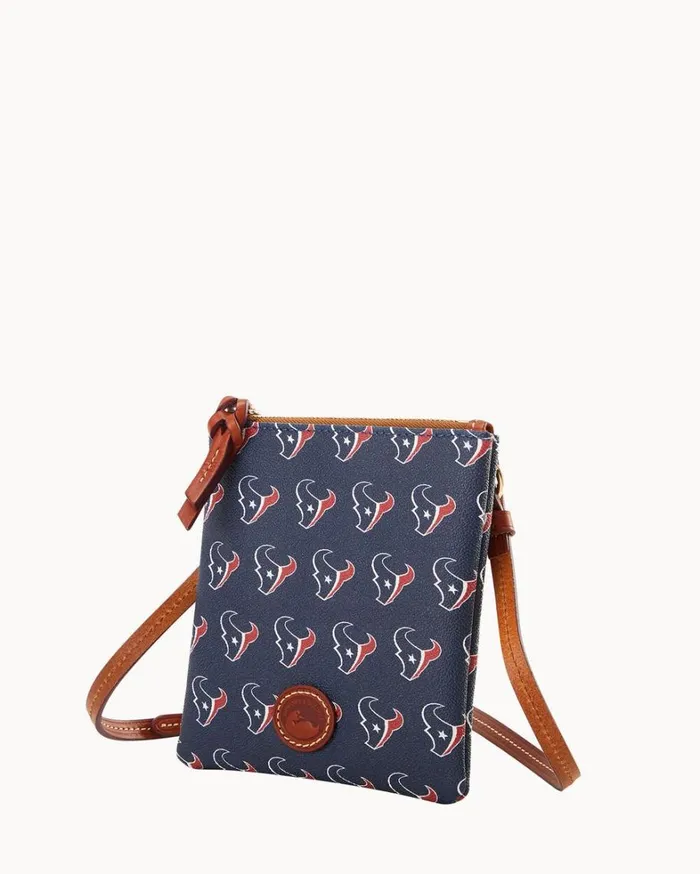 NFL Texans Small North South Top Zip Crossbody Texans Women Dooney and Bourke Crossbodies NFL Texans Small North South Top Zip Crossbody Texans Women Dooney and Bourke Crossbodies