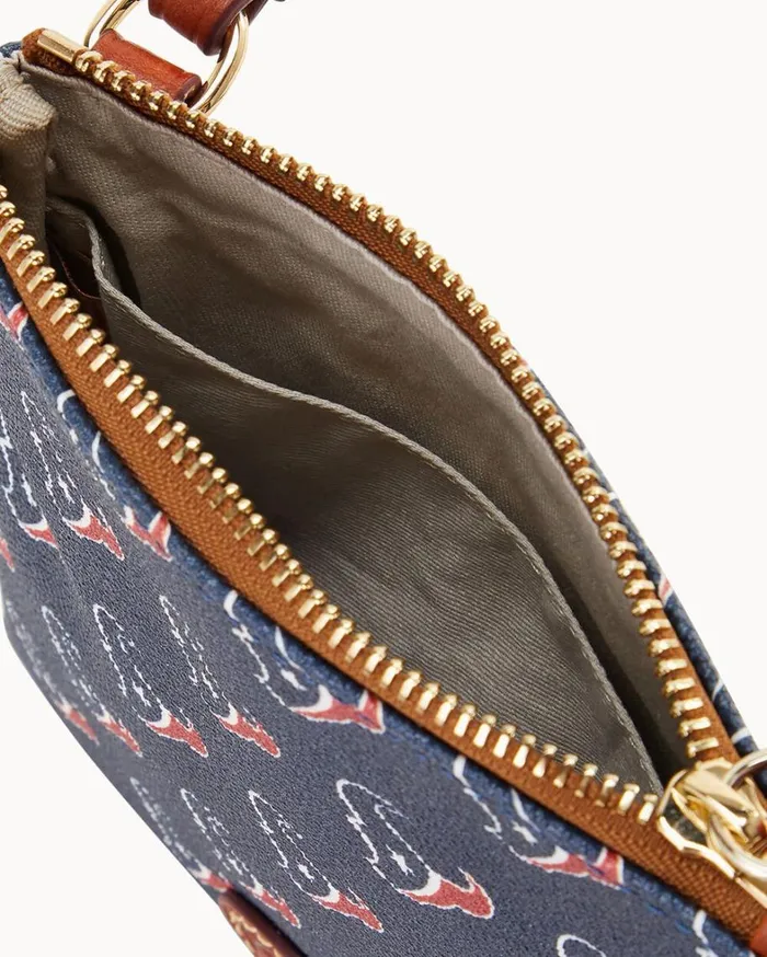 NFL Texans Small North South Top Zip Crossbody Texans Women Dooney and Bourke Crossbodies NFL Texans Small North South Top Zip Crossbody Texans Women Dooney and Bourke Crossbodies