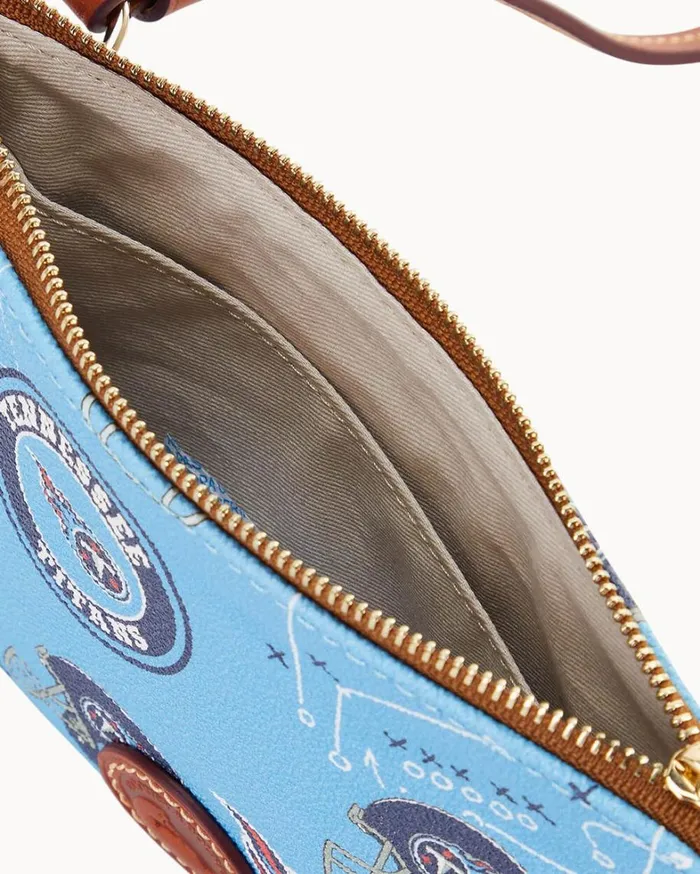 NFL Titans Top Zip Crossbody Titans Women Dooney and Bourke Crossbodies