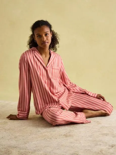 Nightwear Women Joules Pink Pyjama Set