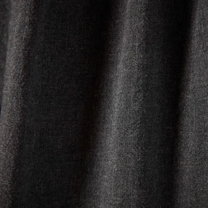 Novelty Tops Women James Perse Curved Hem Peasant Blouse Anthracite