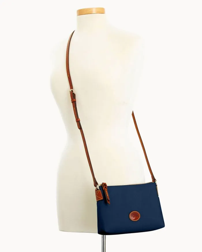 Nylon Crossbody Pouchette Navy Women Dooney and Bourke Crossbodies Nylon Crossbody Pouchette Navy Women Dooney and Bourke Crossbodies