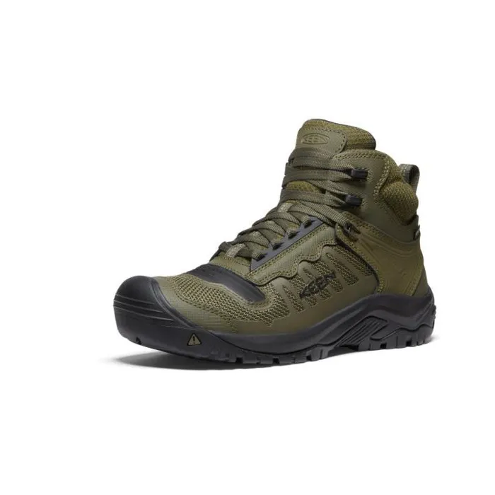 Olive Green Work Boots Soft Toe 8211 Reno Mid KBF WP Men KEEN Work Boots and Shoes