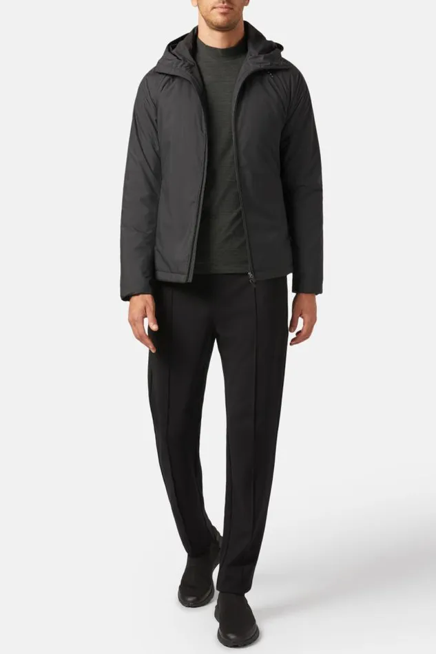 Outerwear Men Boggi Milano Alpha B Tech Recycled Fabric Padded Bomber Jacket Black Outerwear Men Boggi Milano Alpha B Tech Recycled Fabric Padded Bomber Jacket Black