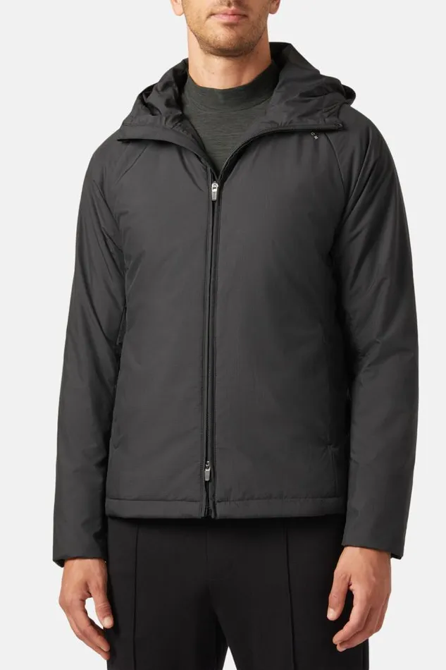 Outerwear Men Boggi Milano Alpha B Tech Recycled Fabric Padded Bomber Jacket Black Outerwear Men Boggi Milano Alpha B Tech Recycled Fabric Padded Bomber Jacket Black