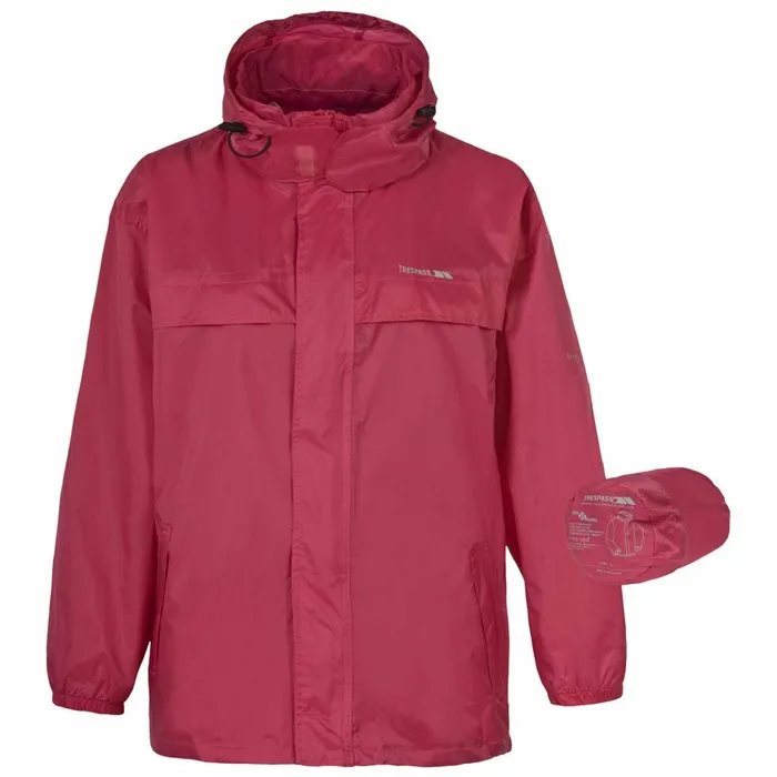 Packa Unisex Waterproof Packaway Jacket Sorbet MenWomen Trespass Packaway Jackets Packa Unisex Waterproof Packaway Jacket Sorbet MenWomen Trespass Packaway Jackets