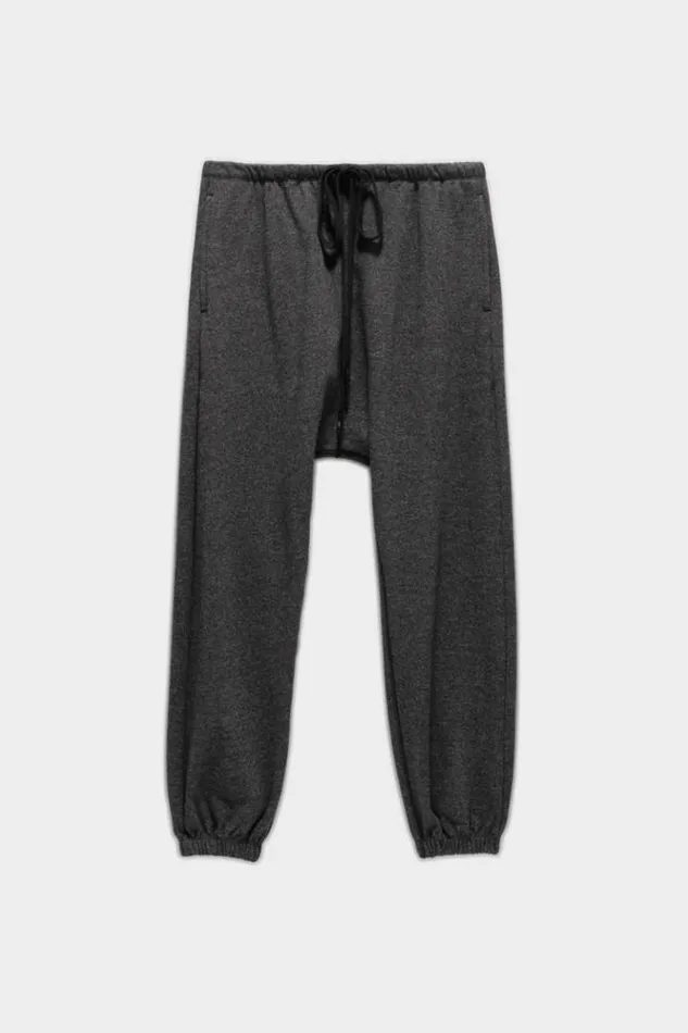 Pants and Skirts Women R13 Dropped Sweatpant 8211 Grey Tweedy Twill