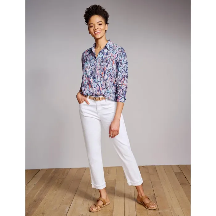 Pants Women Orvis Kut From The Kloth Amy Crop StraightLeg Jeans White