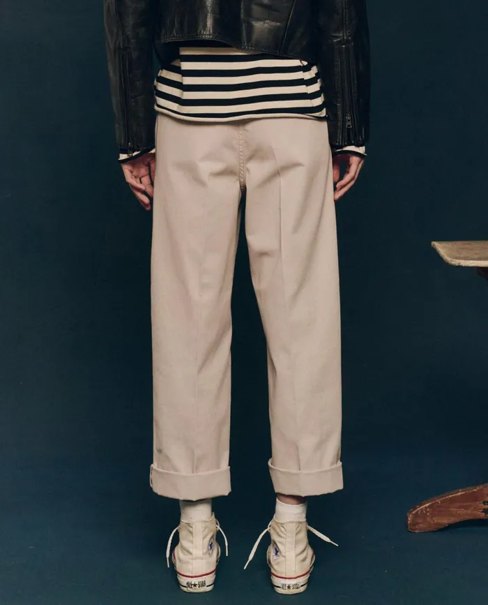 Pants Women The Great The Chino Pant Sand Pants Women The Great The Chino Pant Sand