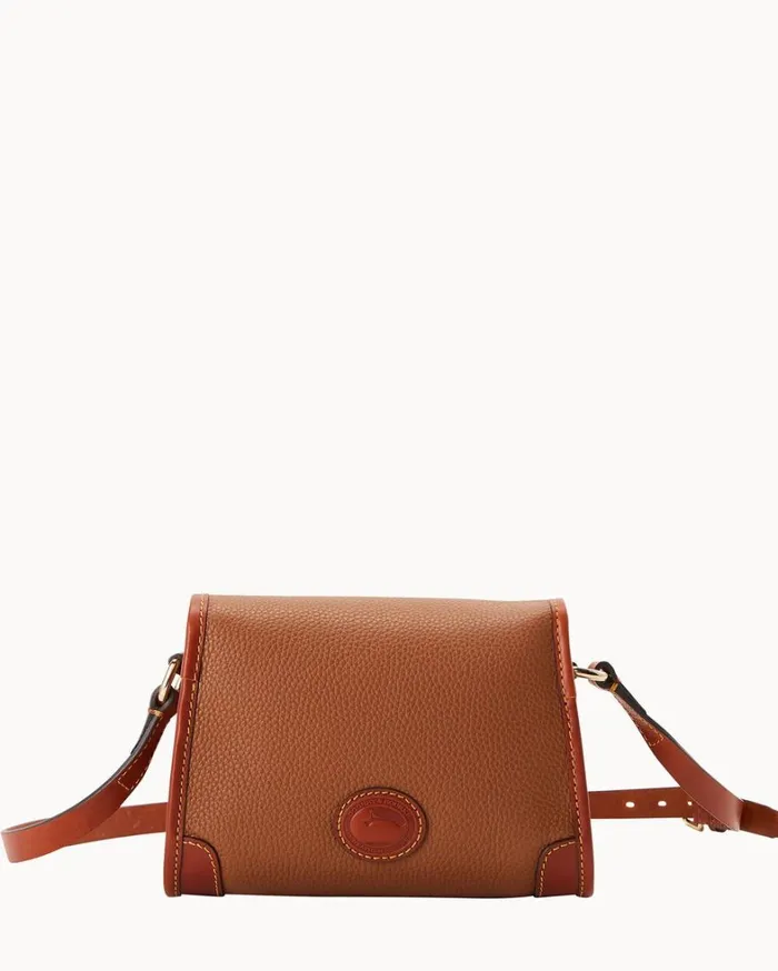 Pebble Grain 20 Crossbody Caramel Women Dooney and Bourke Crossbodies Pebble Grain 20 Crossbody Caramel Women Dooney and Bourke Crossbodies