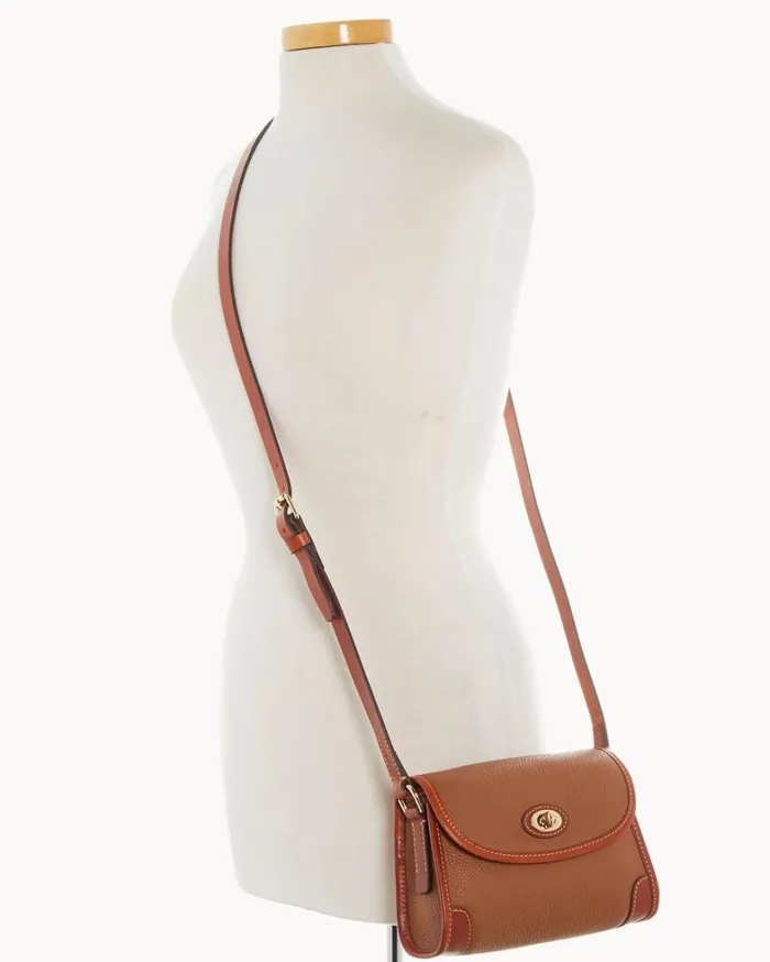 Pebble Grain 20 Crossbody Caramel Women Dooney and Bourke Crossbodies Pebble Grain 20 Crossbody Caramel Women Dooney and Bourke Crossbodies