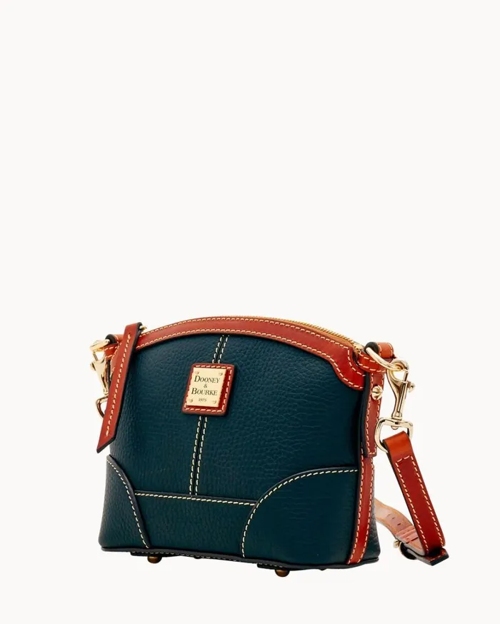 Pebble Grain Mini Domed Crossbody Black Women Dooney and Bourke Crossbodies Pebble Grain Mini Domed Crossbody Black Women Dooney and Bourke Crossbodies