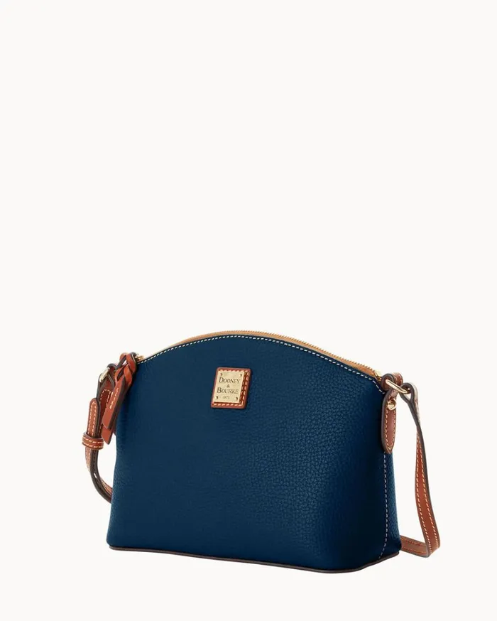 Pebble Grain Suki Crossbody Midnight Blue Women Dooney and Bourke Crossbodies Pebble Grain Suki Crossbody Midnight Blue Women Dooney and Bourke Crossbodies