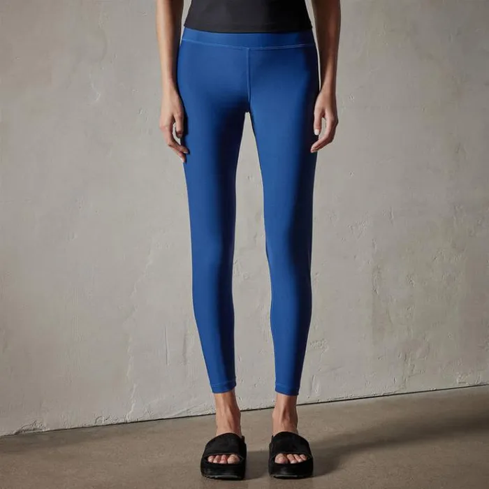 Performance Bottoms Women James Perse High Rise Yoga Legging Campus Blue