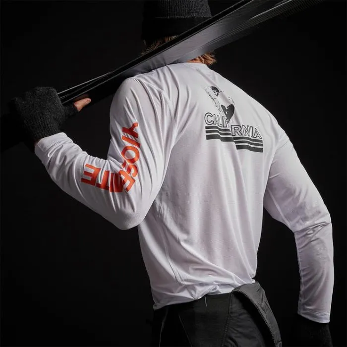 Performance Tops Men James Perse Long Sleeve Performance Crew White