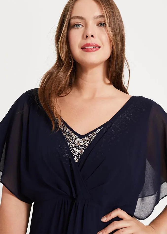Phase Eight Dresses Albertina Maxi Dress Navy 8211 Women