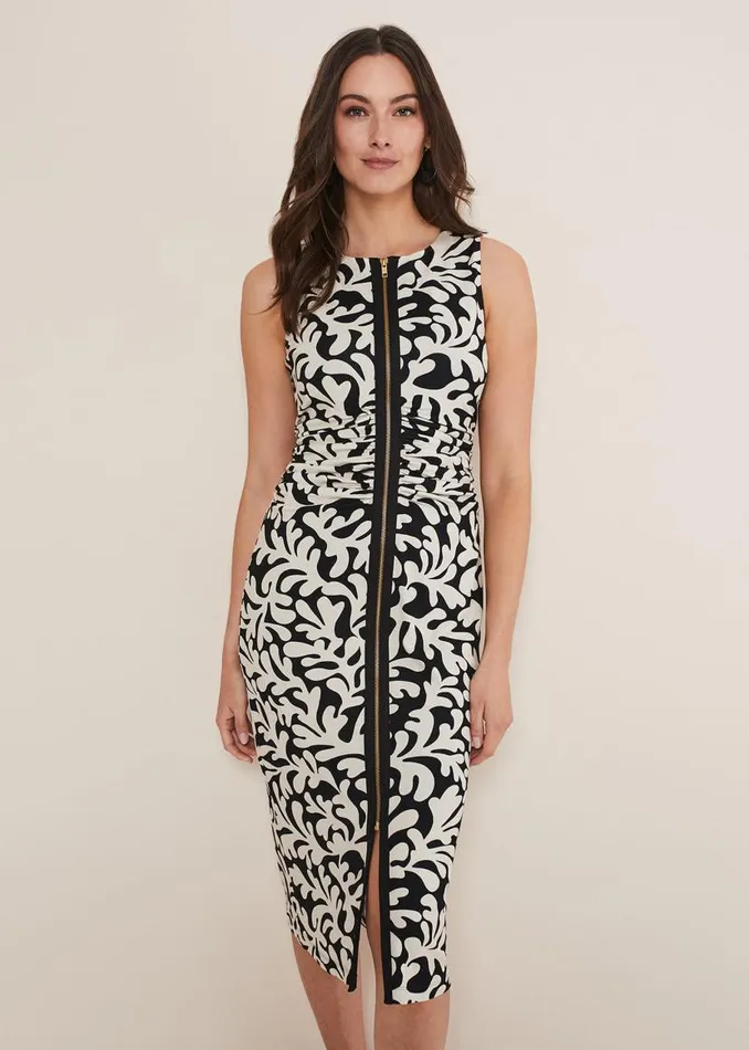Phase Eight Dresses Ally Sleeveless Dress Blackstone 8211 Women