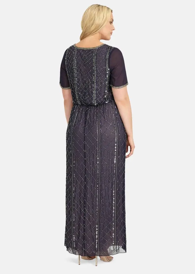 Phase Eight Dresses Aria Maxi Dress Navy 8211 Women