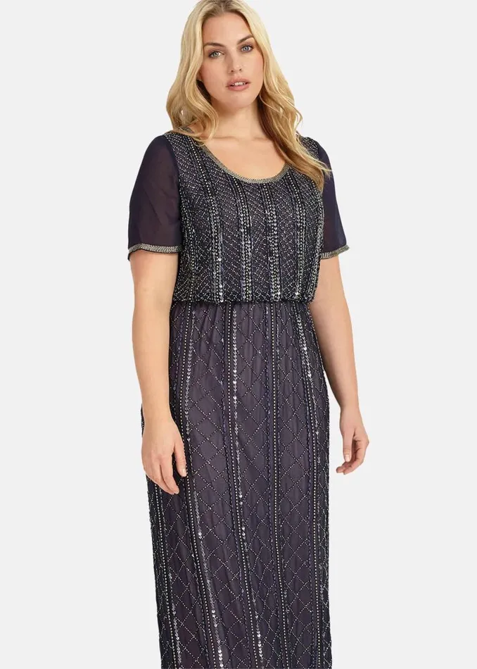 Phase Eight Dresses Aria Maxi Dress Navy 8211 Women