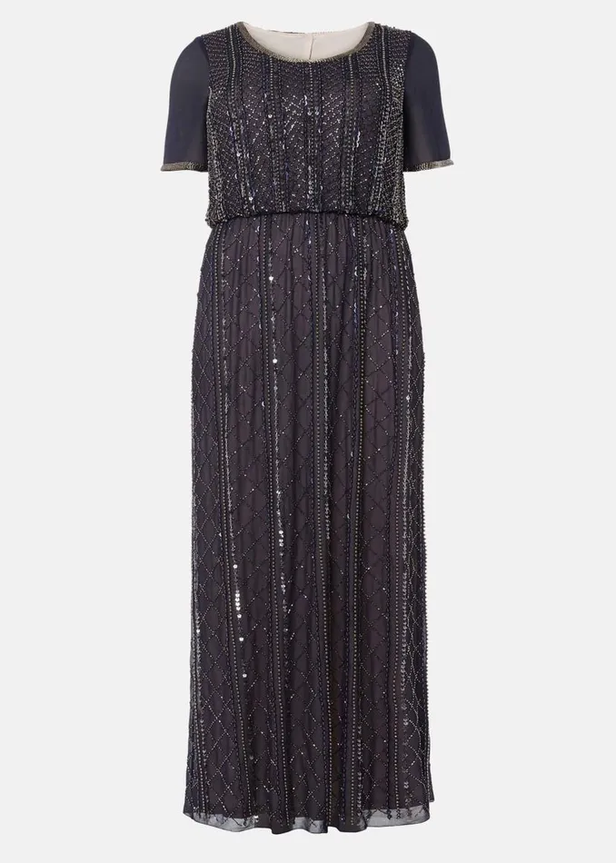 Phase Eight Dresses Aria Maxi Dress Navy 8211 Women