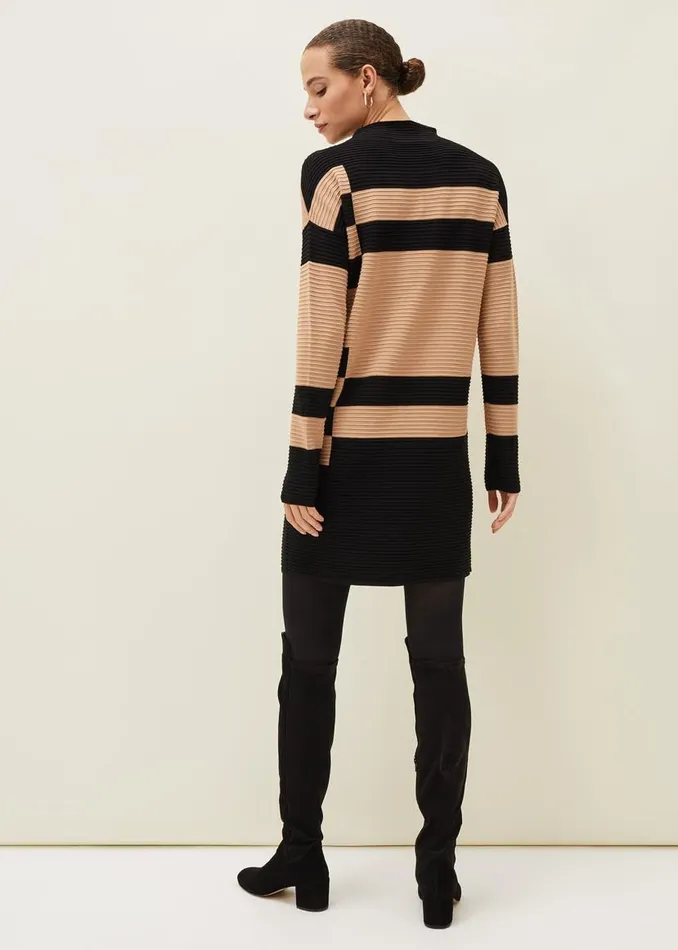 Phase Eight Dresses Azera Colourblock Textured Knit Dress Camelblack 8211 Women Phase Eight Dresses Azera Colourblock Textured Knit Dress Camelblack 8211 Women