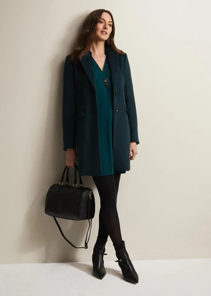 Phase Eight Dresses Charlotte Tunic Dress Teal 8211 Women