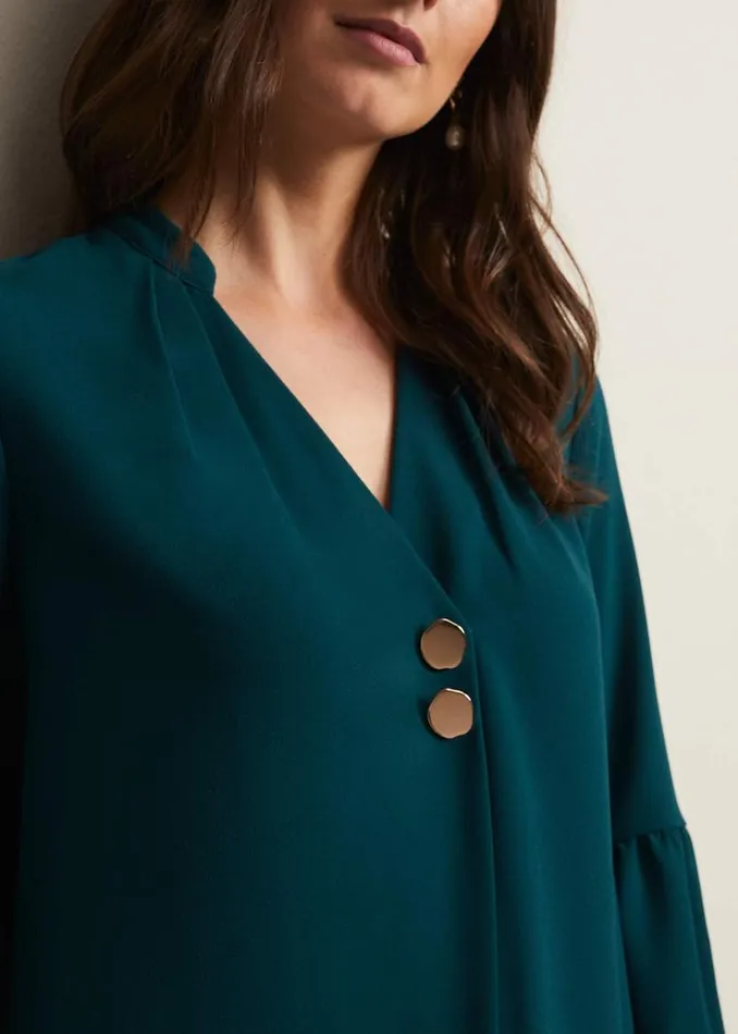 Phase Eight Dresses Charlotte Tunic Dress Teal 8211 Women
