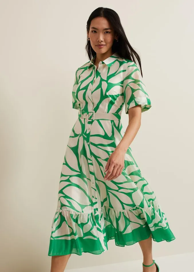 Phase Eight Dresses Daphne Floral Shirt Dress Multicoloured 8211 Women
