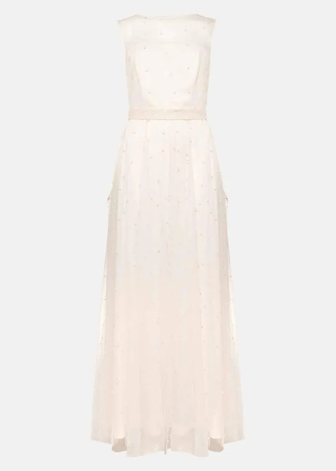 Phase Eight Dresses Genova Beaded Wedding Dress Old Rose 8211 Women