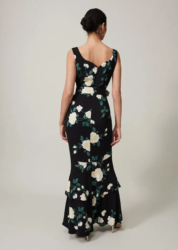 Phase Eight Dresses Jazmina Belted Tiered Dress Multicoloured 8211 Women