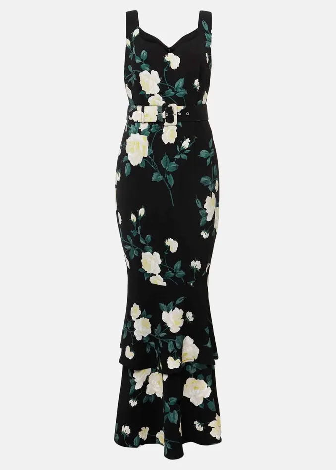 Phase Eight Dresses Jazmina Belted Tiered Dress Multicoloured 8211 Women