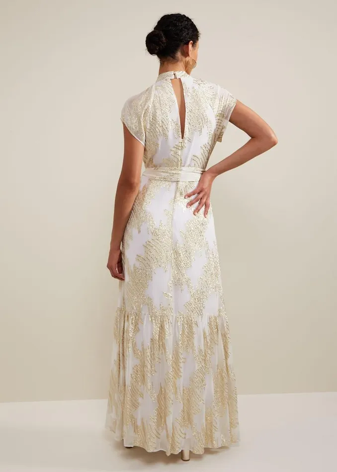 Phase Eight Dresses Kerena Shimmer Maxi Dress Multicoloured 8211 Women