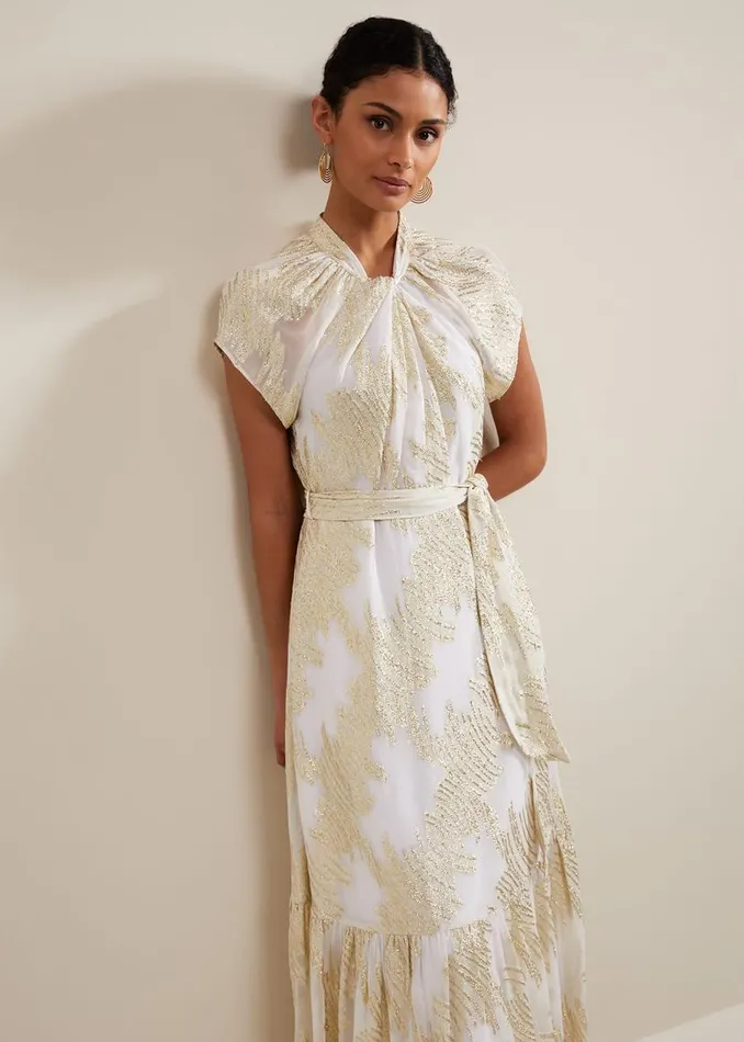Phase Eight Dresses Kerena Shimmer Maxi Dress Multicoloured 8211 Women