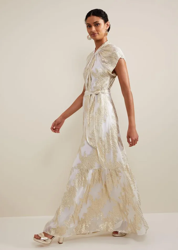 Phase Eight Dresses Kerena Shimmer Maxi Dress Multicoloured 8211 Women