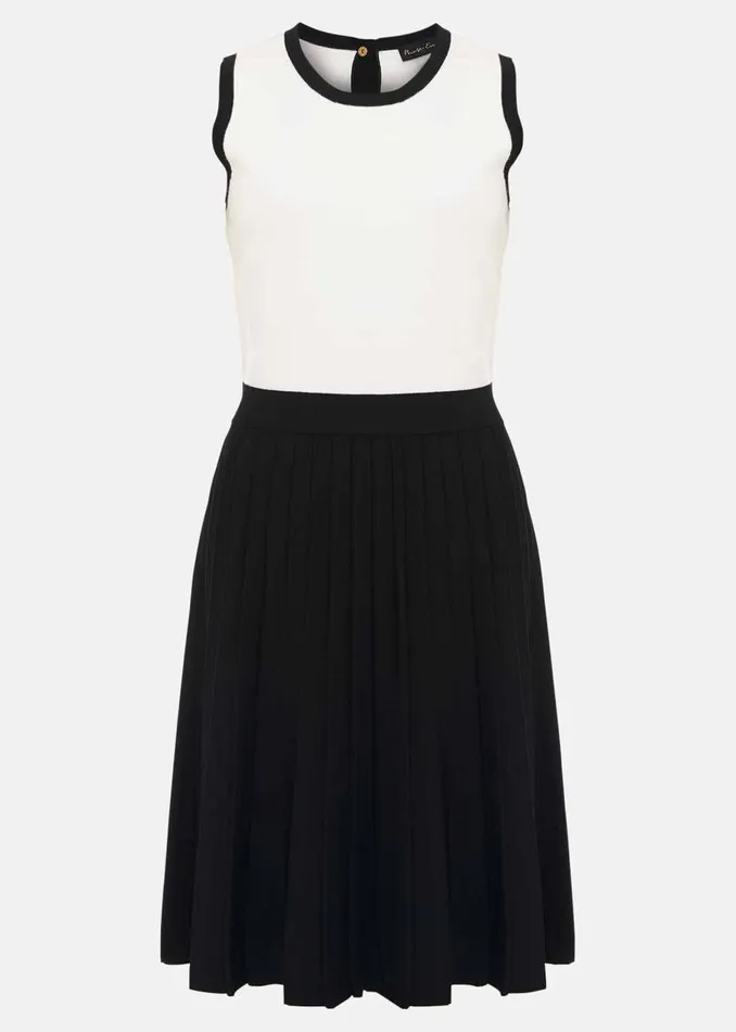 Phase Eight Dresses Libby Textured Knit Dress Blackivory 8211 Women