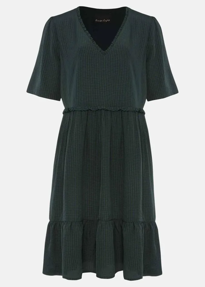 Phase Eight Dresses Likita Textured Swing Dress Green 8211 Women