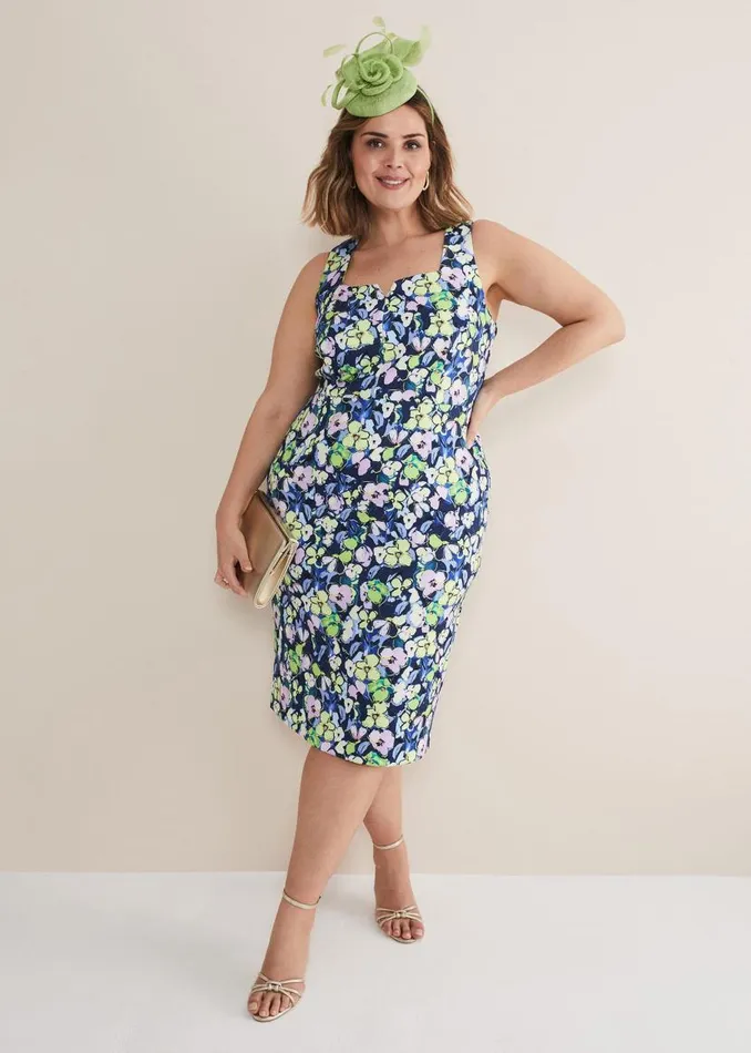 Phase Eight Dresses Loretta Printed Scuba Dress French Navy Multi 8211 Women Phase Eight Dresses Loretta Printed Scuba Dress French Navy Multi 8211 Women