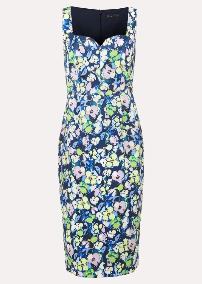 Phase Eight Dresses Loretta Printed Scuba Dress French Navy Multi 8211 Women Phase Eight Dresses Loretta Printed Scuba Dress French Navy Multi 8211 Women