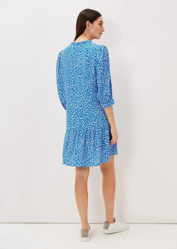 Phase Eight Dresses Penele Swing Dress Blueivory 8211 Women