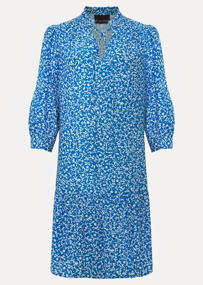 Phase Eight Dresses Penele Swing Dress Blueivory 8211 Women
