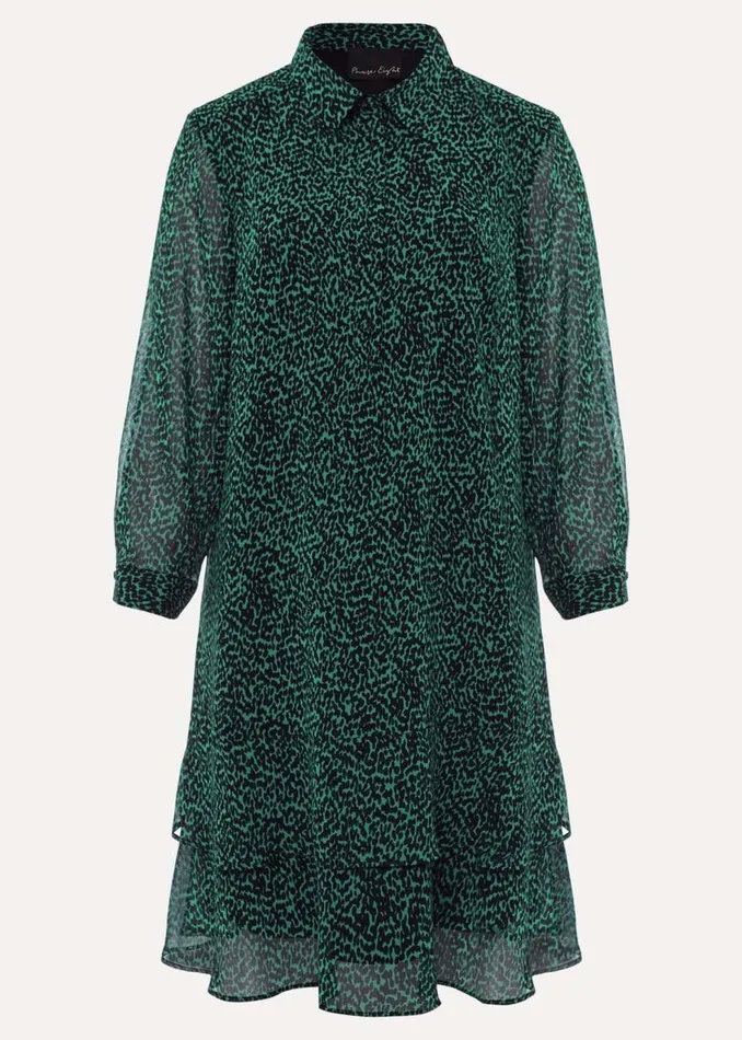 Phase Eight Dresses Penelope Chiffon Dress Greenblack 8211 Women