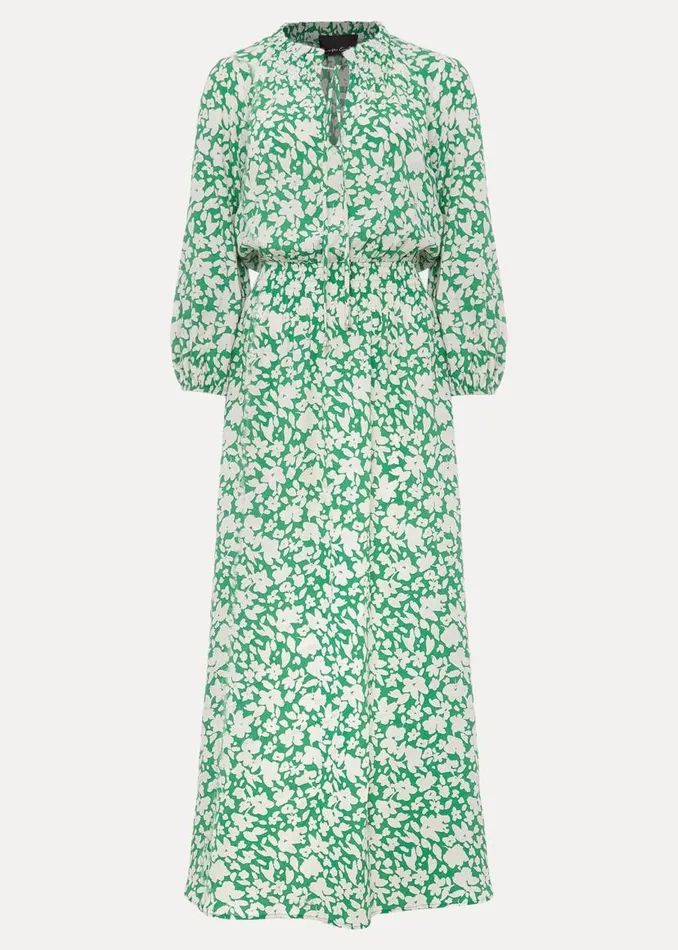 Phase Eight Dresses Phillipa Floral Midaxi Dress Greenivory 8211 Women