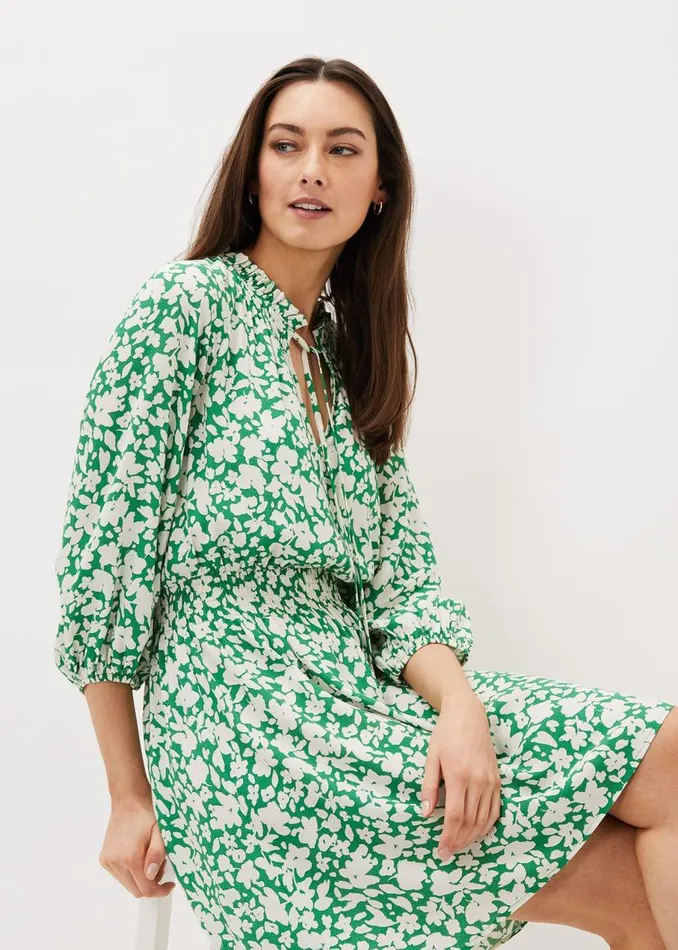 Phase Eight Dresses Phillipa Swing Dress Greenivory 8211 Women