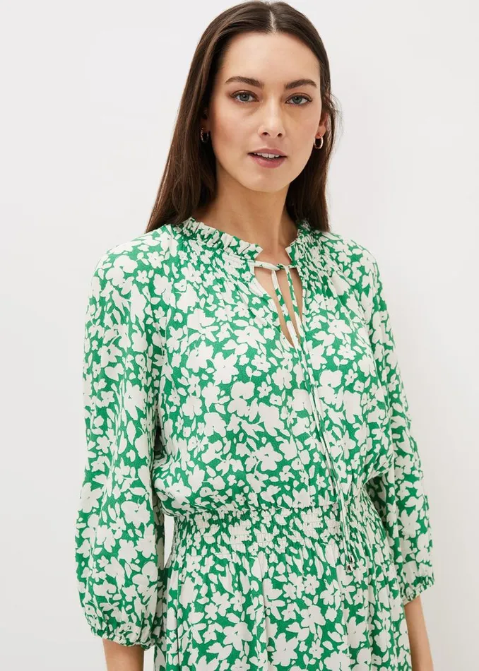 Phase Eight Dresses Phillipa Swing Dress Greenivory 8211 Women
