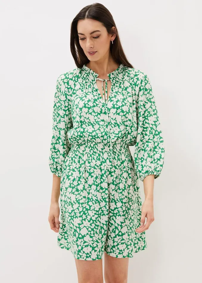 Phase Eight Dresses Phillipa Swing Dress Greenivory 8211 Women