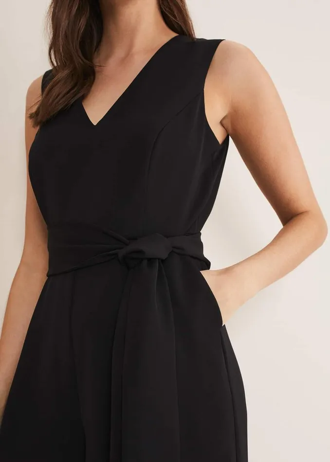 Phase Eight Dresses Reina Jumpsuit Black 8211 Women
