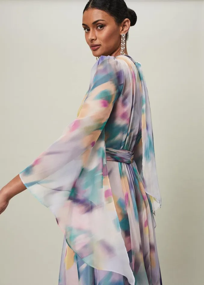 Phase Eight Dresses Selene Printed Maxi Dress Multicoloured 8211 Women