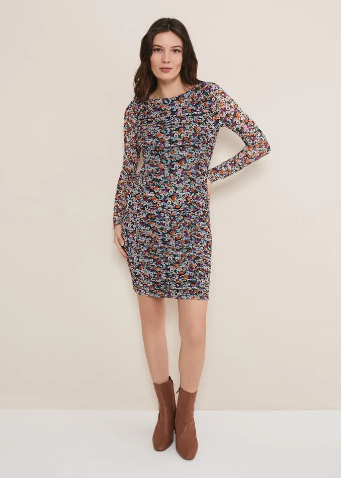 Phase Eight Dresses Serena Jersey Floral Midi Dress Multicoloured 8211 Women Phase Eight Dresses Serena Jersey Floral Midi Dress Multicoloured 8211 Women