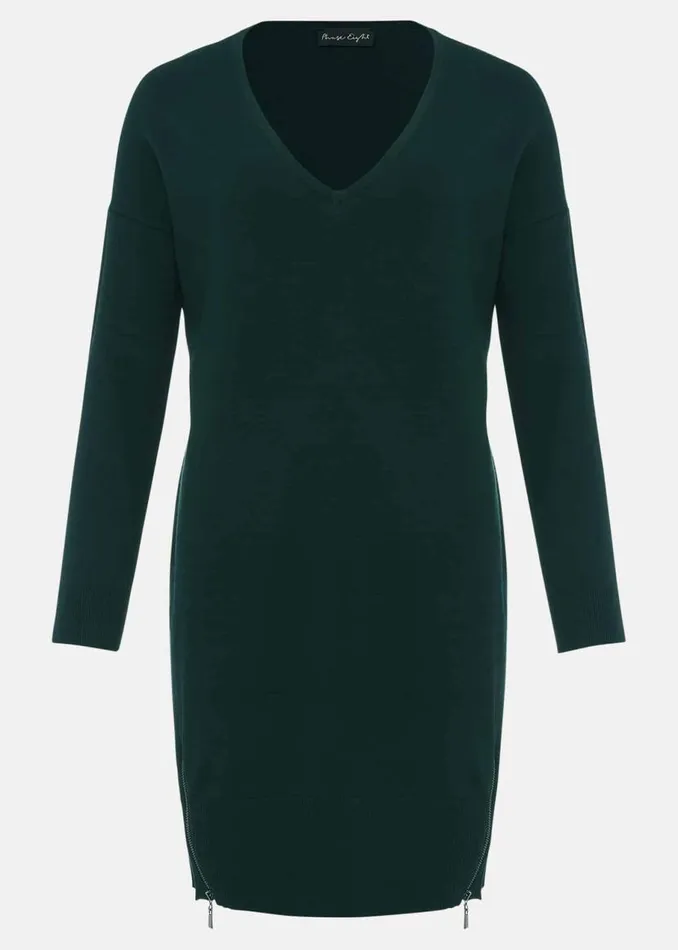 Phase Eight Dresses Skylar Knitted Tunic Dress Forest 8211 Women