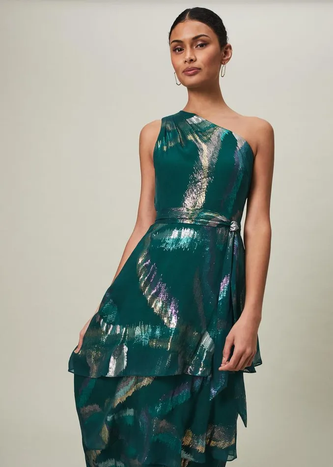 Phase Eight Dresses Sonia One Shoulder Silk Maxi Dress Dark Green 8211 Women Phase Eight Dresses Sonia One Shoulder Silk Maxi Dress Dark Green 8211 Women